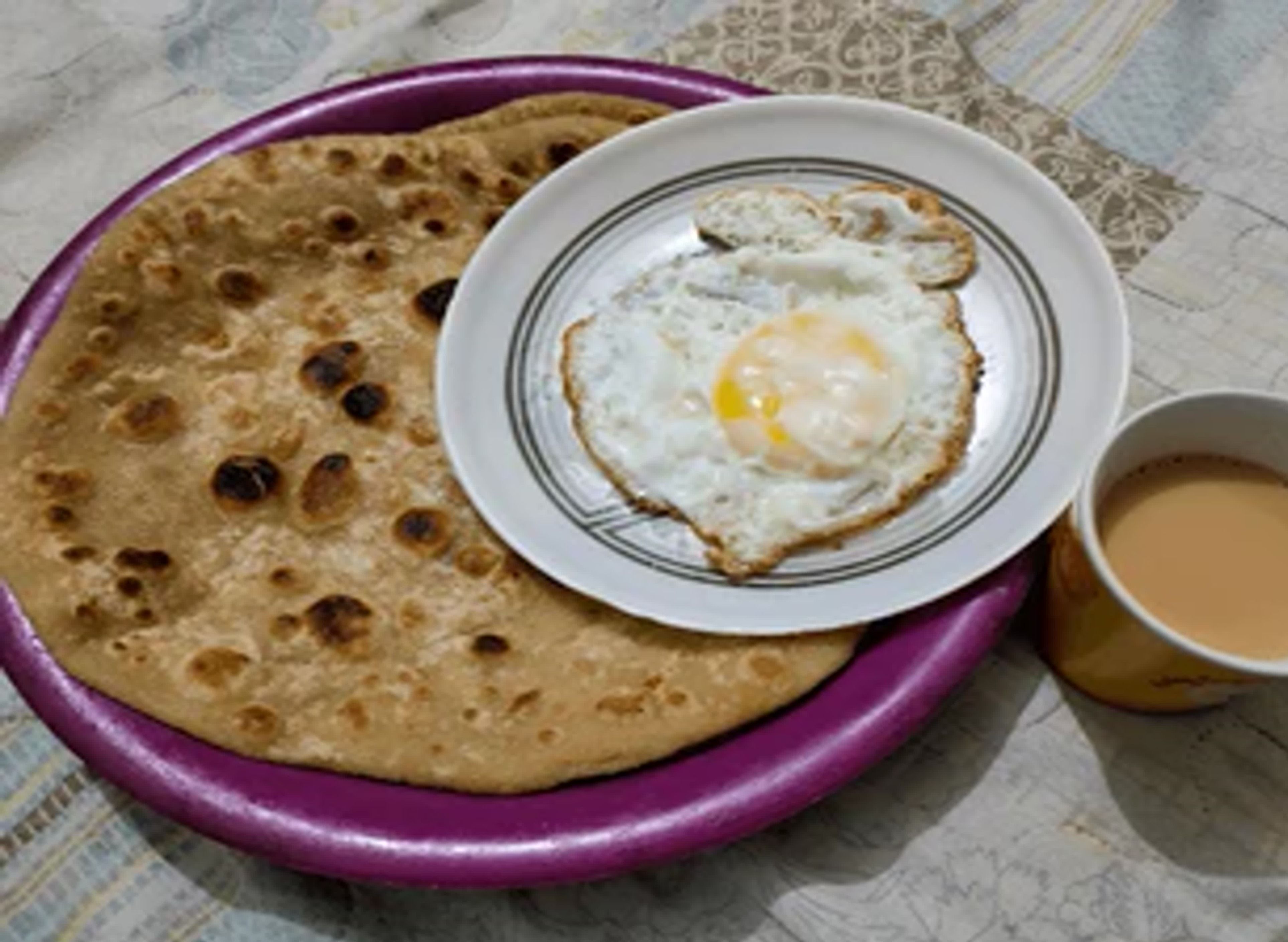 Nashta Deal - (2 Prathy & 1 Fry Egg)